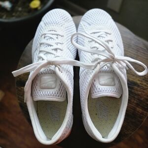 Nike White Mesh Sneakers